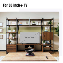 Sonoma Modern Tv Stand With Storage, Shelves, and Tv Space Up to 65 Inch. Home Entertainment Center.