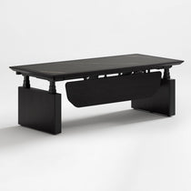 Zen Classic Executive Standing Desk with Cabinets (86"x39")