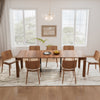98" Extendable Dining Table with Four Movable Boards - Walnut