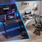GAMING DESK: Z1 S 44" RGB - Full Game Room - Call Of Duty - Dual Monitors - Eureka Ergonomic GAMING-DESKS SCENE1