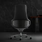 Eureka Ergonomic Serene Bella, Executive Leather Office Chair, Black