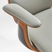 Eureka Ergonomic Cruz Faux Leather Executive Office Chair with comfortable armrests