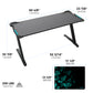 60x23 Gaming Desk with Z Shaped Legs