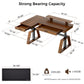 Ark L60 L Shaped Executive Standing Desk Product Dimensions