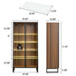 Curio Cabinet with Adjustable Shelves