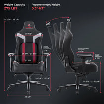 Hyperx Python II Gaming Chair Dimensions, Ergonomic Eureka Ergonomic Design, Adjustable Features.