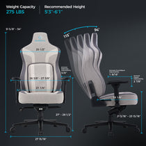 Hyperx Python II Gaming Chair Dimensions, Ergonomic Design, Adjustable Features, and Weight Capacity.