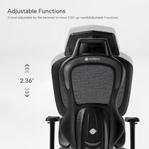 Adjustable Backrest Functions, black