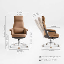 Royal Renee, Microfiber Leather Executive Office Chair