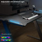 Gaming Desk with Z-shaped Legs (44"x24")