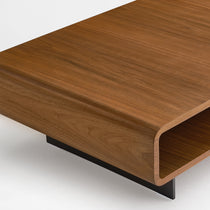 47" Walnut 3-Piece Coffee Table and Side Table Set
