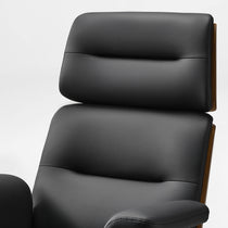 Mathias Marcel, High Back Office Chair Padded Backrest Detail