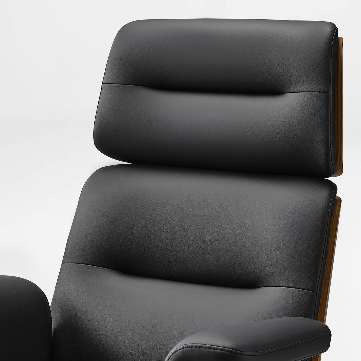 Mathias Marcel, High Back Office Chair Padded Backrest Detail