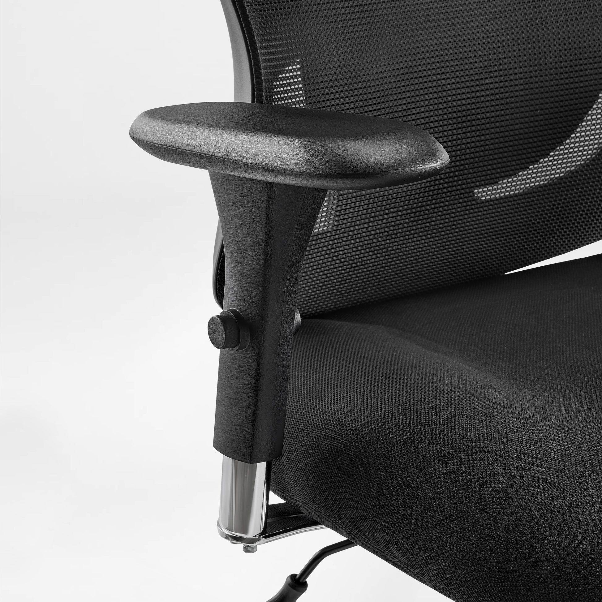 Eureka Ergonomic HOSS Big & Tall Heavy Duty Mesh Ergonomic Office Chair,Black Armrests