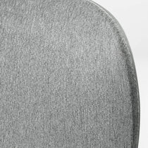 Close-up of a textured, Silver Gray, Fabric