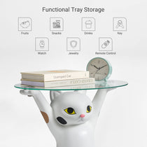 23''H, Enchanting Cat Side Table