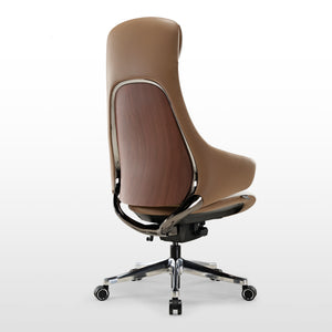 Beautiful Executive High Back Office Chair，Off-White
