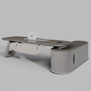 Zen Orion, Customizable Executive Desk & Bookcase