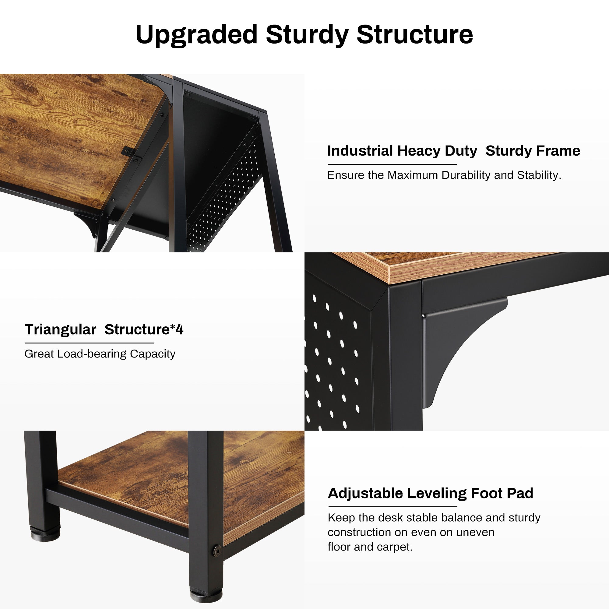 55x23 Office Desk with Storage Space