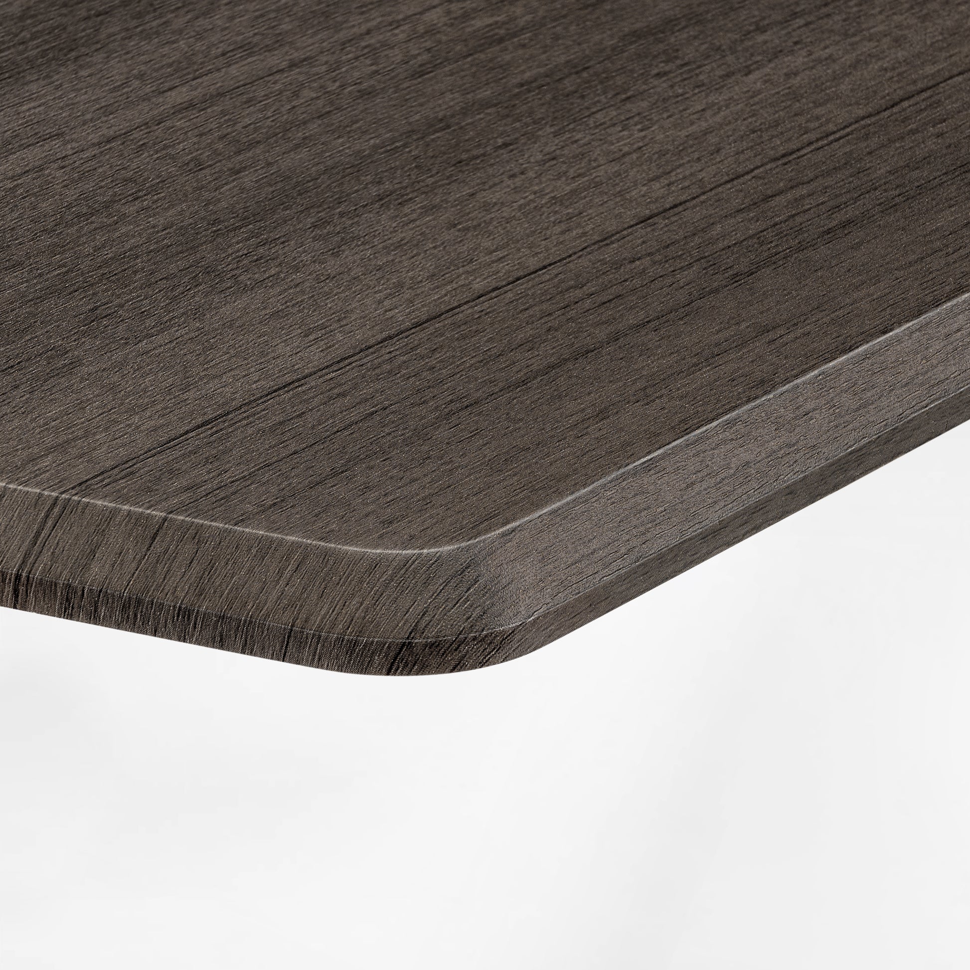 The 55" standing desk with round corner design