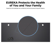 Eureka Ergonomic Gaming Desk With Carbon Fiber Surface, Formaldehyde Test Certified, for a Healthy Gaming Setup.