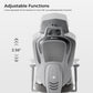 Adjustable Backrest Functions, Gray