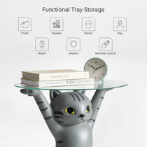 23''H, Enchanting Cat Side Table