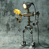 HD-19, 13.8''H, Robot-Shaped Cyberpunk Table Lamp Decor