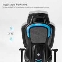 Adjustable Backrest Functions, Blue