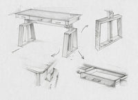 Ark EL, 60x26 Executive Standing Desk