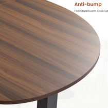 Eureka Ergonomic Cashew Shape Standing Desk Featuring Anti-Bump and Friendly & Health Wood Desktop.