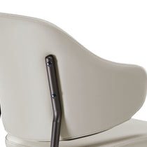 Noble, Upholstered Dining Side Chairs Set of 2, Gray