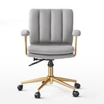 Eureka Ergonomic Adena Velvet Office Chair, Gray