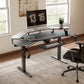 Aero Pro Wing Shaped Standing Desk (63"x23")