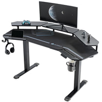 Aero Pro Wing Shaped Standing Desk (63"x23")