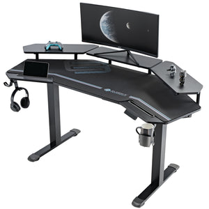 Aero Pro Wing Shaped Standing Desk (63"x23")