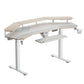 Aero Pro Wing-Shaped Standing Desk (72"x23")