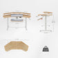 Eureka Ergonomic Aero Pro Wing-Shaped Standing Desk Dimensions, 220Lbs Max Load, Ergonomic Design, 72 Desk.