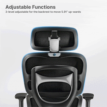 Axion best gaming chair,adjustable functions gray fabric