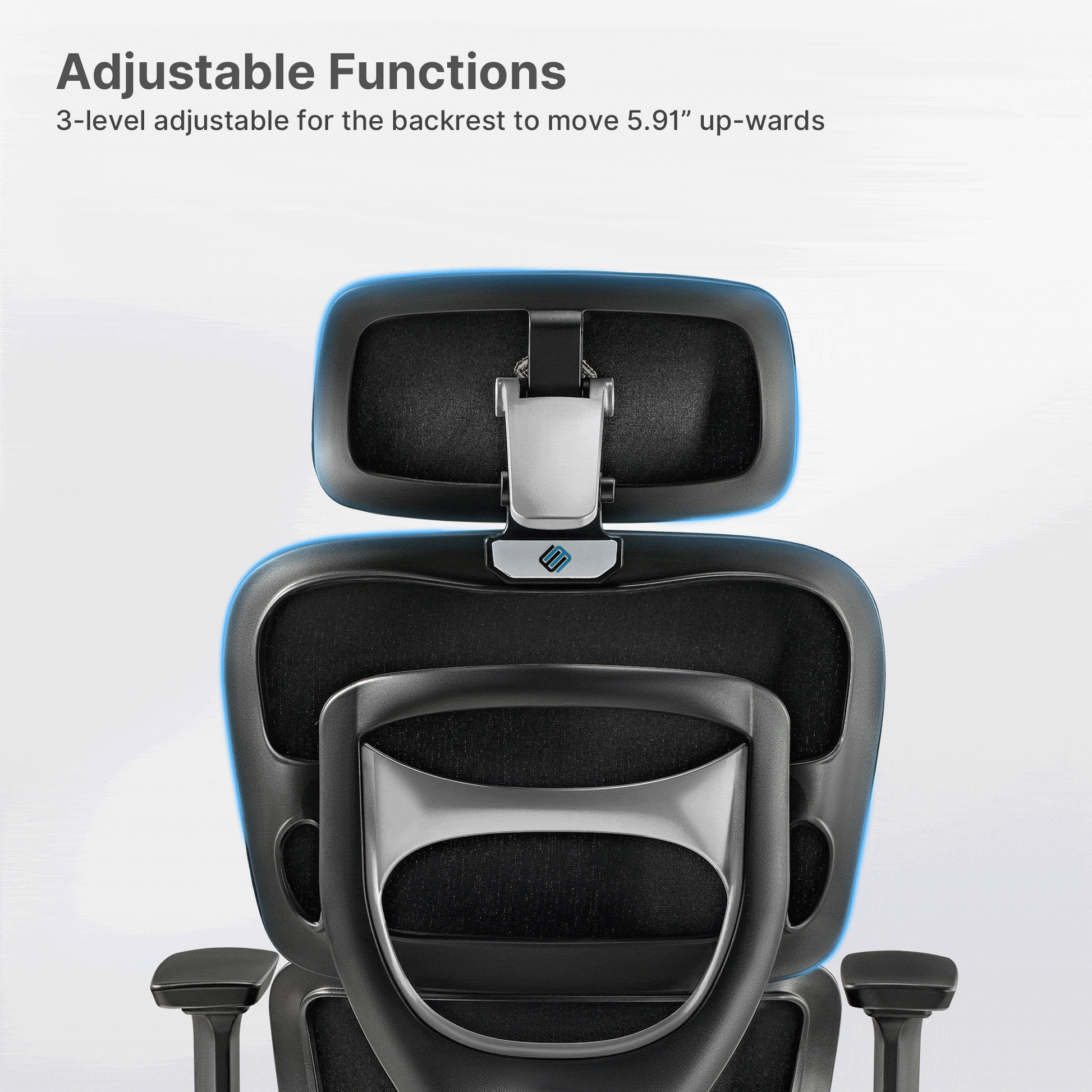 Axion best gaming chair,adjustable functions gray fabric