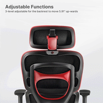 Axion red adjustable function fabric