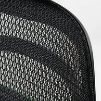 Axion Ergonomic Hybrid Chair Detail: Breathable Black Mesh Backrest, Ergonomic Design for Comfort.