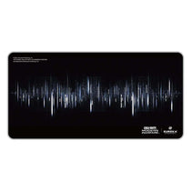 Call of Duty Modern Warfare Mousepad By Eureka Ergonomic, Black Design With Vertical Light Lines.
