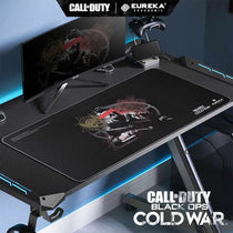 Call of Duty Black Ops Cold War Mouse Pad By Eureka Ergonomic On Gaming Desk.