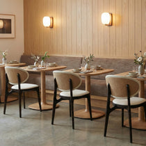 Cedar, Dining Side Chairs Set of 2, Off-white