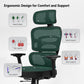 Axion Ergonomic Chair Showing Ergonomic Design for Head, Neck, Hip, Spinal and Back Support for Comfortable Posture.
