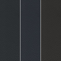 Elysian Blue Dining Chair Upholstery Options: Dark Gray, Blue, and Dark Brown Pu Leather Textures.