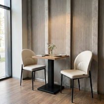 Chic, Upholstered Dining Side Chair Set of 2, Off-White