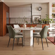 Ember, Upholstered Dining Side Chair Set of 2, Gray & Bottle Green
