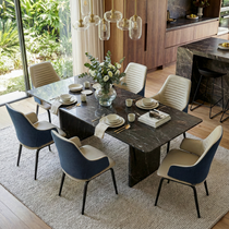 Anareli, Upholstered Dining Arm Chairs Set of 2,Beige & Dark Brown